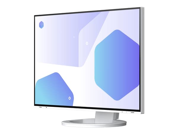 EIZO FlexScan EV2485-WT - LED-skjerm - 24.1" - 1920 x 1200 WUXGA @ 60 Hz - IPS - 350 cd/m² - 1000:1 - 5 ms - HDMI, DisplayPort, USB-C - høyttalere - Hvit