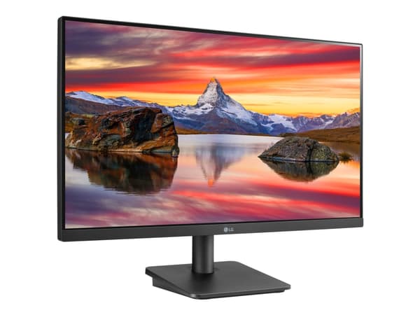 LG 24MP400-B - LED-skjerm - 24" (23.8" synlig) - 1920 x 1080 Full HD (1080p) @ 75 Hz - IPS - 250 cd/m² - 1000:1 - 5 ms - HDMI, VGA