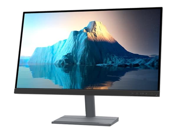 Lenovo L27q-35 - LED-skjerm - 27" - 2560 x 1440 QHD - VA - 350 cd/m² - 4000:1 - 4 ms - HDMI, DisplayPort - høyttalere - ravnsort