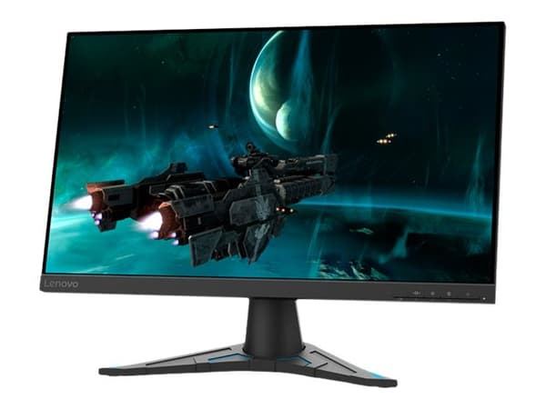 Lenovo G24e-20 - LED-skjerm - 24" (23.8" synlig) - 1920 x 1080 Full HD (1080p) @ 100 Hz - VA - 300 cd/m² - 3000:1 - 1 ms - HDMI, DisplayPort - ravnso Sort