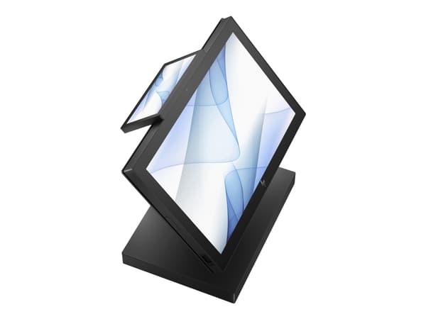 HP Engage - Kundeskjerm - 6.6" - berøringsskjerm - 1400 x 720 - 400 cd/m² - 1000:1 - 25 ms - USB - svart - USB - for Engage One Essential