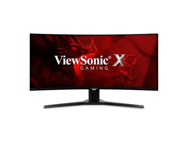 Viewsonic VX Series VX3418-2KPC, 86,4 cm (34"), 3440 x 1440 piksler, Wide Quad HD, LED, 1 ms, Sort Sort