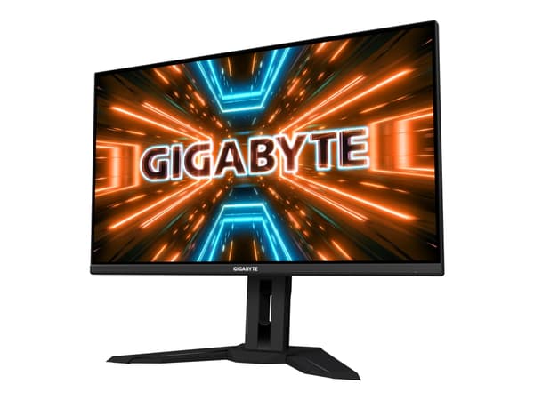 Gigabyte M32U - LED-skärm - 31.5" - 3840 x 2160 4K @ 144 Hz - SS IPS - 350 cd/m² - 1000:1 - DisplayHDR 400 - 1 ms - 2xHDMI, DisplayPort, USB-C - högt Svart