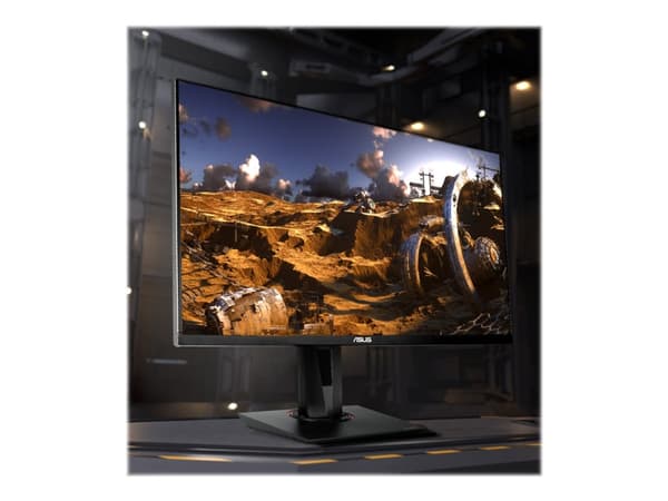 ASUS TUF Gaming VG27AQZ - LED-näyttö - pelaamiseen - 27" - 2560 x 1440 WQHD @ 165 Hz - IPS - 350 cd/m² - 1000:1 - HDR10 - 1 ms - 2xHDMI, DisplayPort