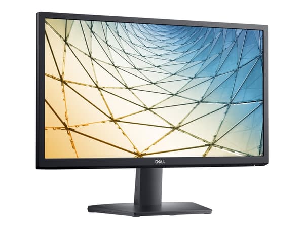 Dell SE2222H - LED-skjerm - 21.5" (21.45" synlig) - 1920 x 1080 Full HD (1080p) @ 60 Hz - VA - 250 cd/m² - 3000:1 - 8 ms - HDMI, VGA - med 3-års Adva
