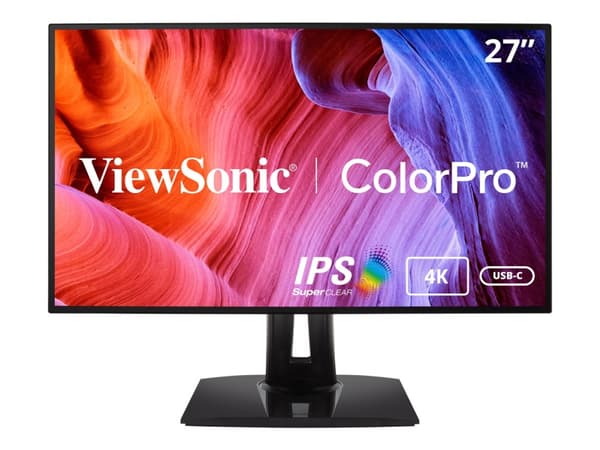 ViewSonic VP2768a-4K - LED-skärm - 1 portar - 27" - 3840 x 2160 4K UHD (2160p) @ 60 Hz - IPS - 350 cd/m² - 1300:1 - 6 ms - 2xHDMI, DisplayPort, USB-C