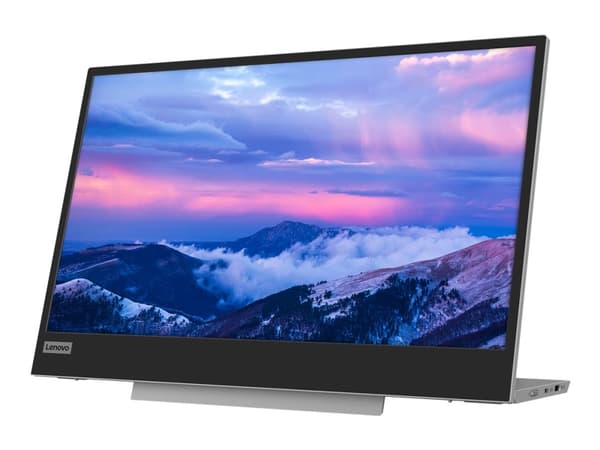 Lenovo L152 - LED-skjerm - 15.6" (16" synlig) - portabel - 1920 x 1080 Full HD (1080p) - IPS - 250 cd/m² - 1000:1 - 6 ms - 2xUSB-C - ravnsort