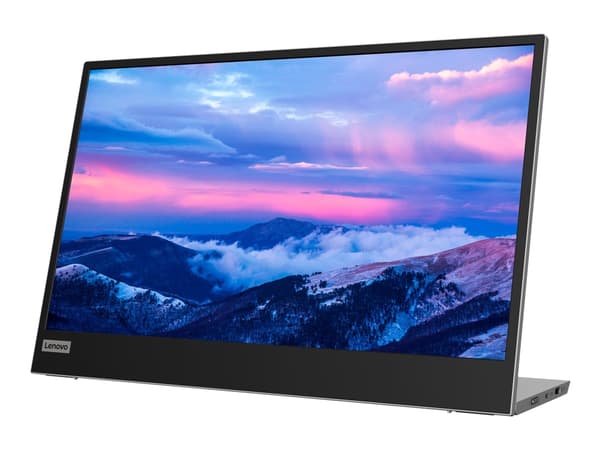 Lenovo L152 - LED-skjerm - 15.6" (16" synlig) - portabel - 1920 x 1080 Full HD (1080p) - IPS - 250 cd/m² - 1000:1 - 6 ms - 2xUSB-C - ravnsort