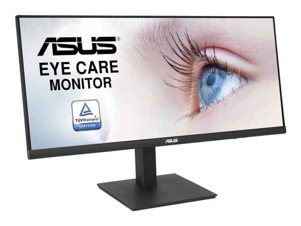 ASUS VP349CGL - LED-skjerm - 34" - 3440 x 1440 UWQHD @ 100 Hz - IPS - 300 cd/m² - 1000:1 - HDR10 - 1 ms - HDMI, DisplayPort, USB-C - høyttalere