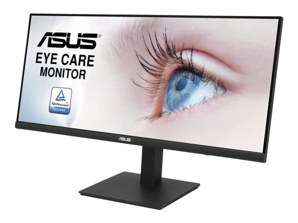 ASUS VP349CGL - LED-skjerm - 34" - 3440 x 1440 UWQHD @ 100 Hz - IPS - 300 cd/m² - 1000:1 - HDR10 - 1 ms - HDMI, DisplayPort, USB-C - høyttalere
