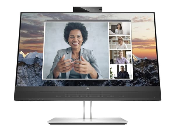 HP E24m G4 Conferencing - E-Series - LED-skjerm - 23.8" - 1920 x 1080 Full HD (1080p) @ 75 Hz - IPS - 300 cd/m² - 1000:1 - 5 ms - HDMI, DisplayPort,