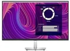 DELL P Series P3223DE 80 cm (31,5") 2560 x 1440 pixel Quad HD LCD Sort, Sølv