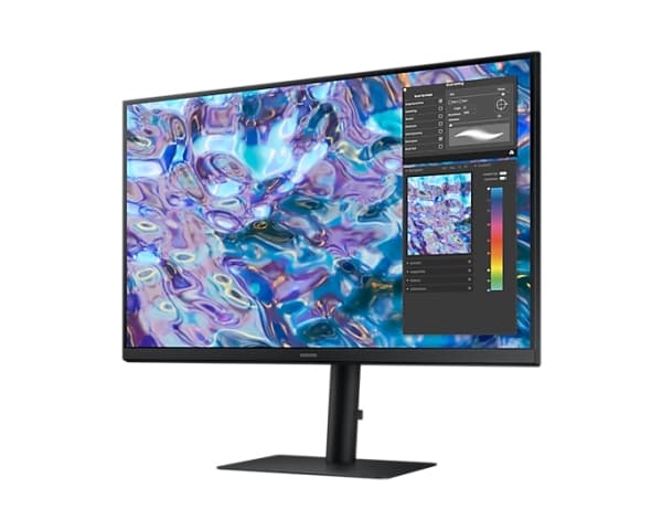 Samsung S27B610EQU - S61B Series - LED-skärm - 27" - 2560 x 1440 WQHD @ 75 Hz - IPS - 300 cd/m² - 1000:1 - 5 ms - 2xHDMI, DisplayPort - svart