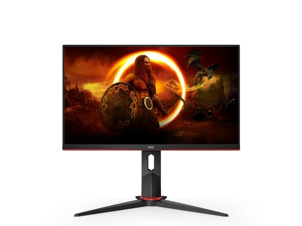 AOC 24G2SPU/BK PC-skjerm 60,5 cm (23.8") 1920 x 1080 piksler Full HD Sort, Rød