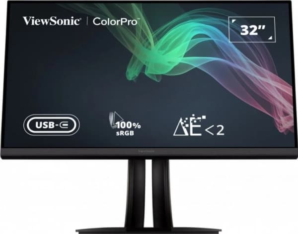Viewsonic VP3256-4K LED-monitori 80 cm (31,5 tuumaa) EEK G (A - G) 3840 x 2160 pikseliä UHD DisplayPort, HDMI™, USB-C® IPS LED