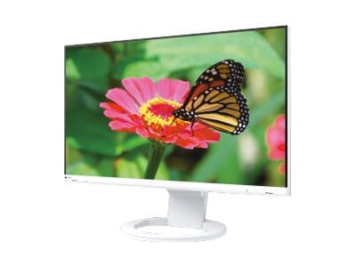 EIZO FlexScan EV2490-WT - Med FlexStand - LED-skärm - 23.8" - 1920 x 1080 Full HD (1080p) @ 60 Hz - IPS - 250 cd/m² - 1000:1 - 5 ms - HDMI, DisplayPo Vit