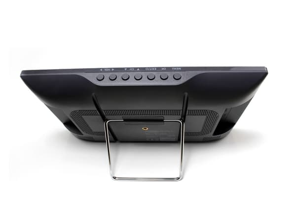 Xoro PTL 1050 V2 Bærbart TV 25.6 cm 10.1 tommer EEK: D (A - G) Batteridrift, inkl. 12 V-bil-tilslutningskabel Grå