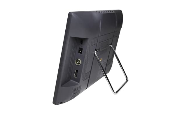 Xoro PTL 1050 V2 Bærbart TV 25.6 cm 10.1 tommer EEK: D (A - G) Batteridrift, inkl. 12 V-bil-tilslutningskabel Grå