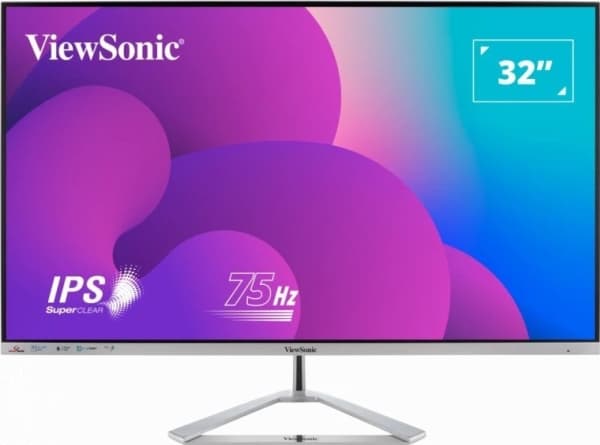 Viewsonic VX Series VX3276-MHD-3, 81,3 cm (32"), 1920 x 1080 piksler, Full HD, LED, 4 ms, Sølv