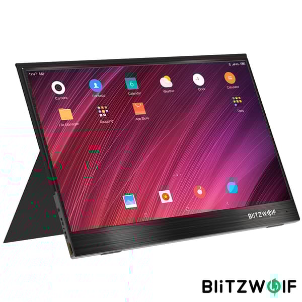 BW-PCM3 15,6 tum Touchable FHD 1080P Type C Portable Computer Monitor Gaming Display Screen för Smartphone Tablet Laptop Spelkonsoler