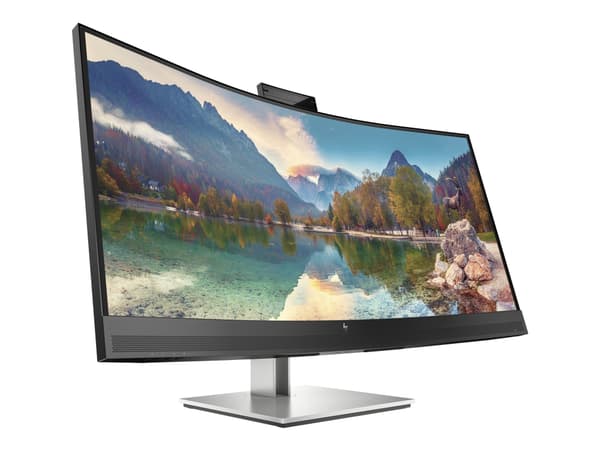 HP E34m G4 Conferencing Monitor - E-Series - LED-skärm - böjd - 34" - 3440 x 1440 WQHD @ 75 Hz - VA - 400 cd/m² - 3000:1 - 5 ms - HDMI, DisplayPort,
