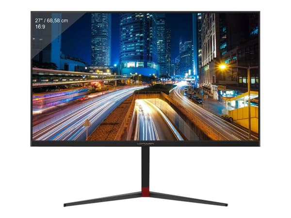LC Power LC-M27-4K-UHD-144-V2 - LCD-monitori - 27" - 3840 x 2160 4K @ 144 Hz - IPS - 350 cd/m² - 1000:1 - HDR400 - 1 ms - 2xHDMI, 2xDisplayPort, USB- musta