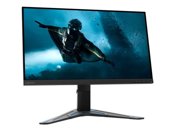 Lenovo G27qe-20 - LED-skärm - 27" - 2560 x 1440 QHD @ 100 Hz - IPS - 350 cd/m² - 1000:1 - 1 ms - HDMI, DisplayPort - korpsvart