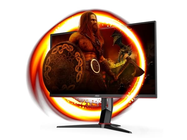 AOC G2 U28G2XU2/BK, 71,1 cm (28"), 3840 x 2160 pikseliä, 4K Ultra HD, LED, 1 ms, Musta, Punainen