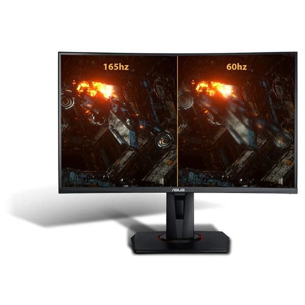 ASUS TUF Gaming VG27WQ - LED-skärm - böjd - 27" - 2560 x 1440 WQHD @ 165 Hz - VA - 400 cd/m² - 3000:1