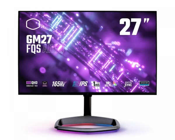 GM27-FQS ARGB 27” QHD IPS 165Hz 1ms Pelimonitori