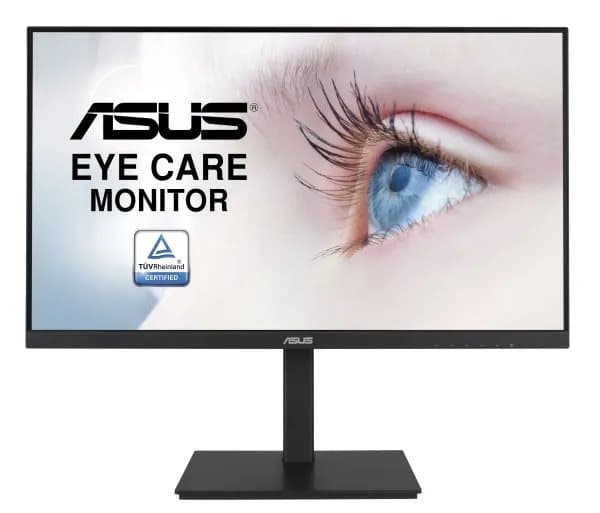 ASUS VA24DQSB - LED-skjerm - 23.8" - 1920 x 1080 Full HD (1080p) @ 75 Hz - IPS - 250 cd/m² - 1000:1 - 5 ms - HDMI, VGA, DisplayPort - høyttalere Sort