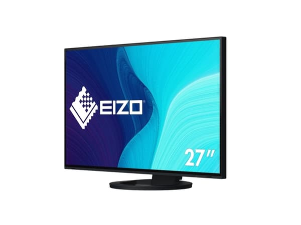 EIZO FlexScan EV2781-BK - LED-skärm - 27" - 2560 x 1440 QHD @ 60 Hz - IPS - 350 cd/m² - 1000:1 - 5 ms - HDMI, DisplayPort, USB-C - högtalare - svart