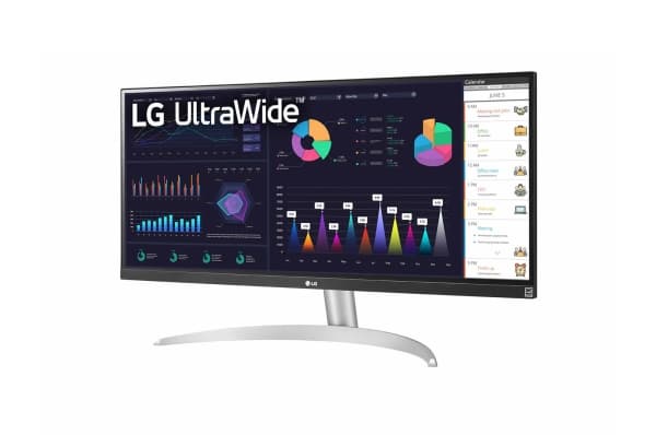 LG 29WQ600-W - LED-skärm - 29" - 2560 x 1080 UWFHD @ 100 Hz - IPS - 250 cd/m² - 1000:1 - HDR10 - 1 ms - HDMI, DisplayPort, USB-C - högtalare