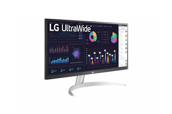 LG 29WQ600-W - LED-skärm - 29" - 2560 x 1080 UWFHD @ 100 Hz - IPS - 250 cd/m² - 1000:1 - HDR10 - 1 ms - HDMI, DisplayPort, USB-C - högtalare