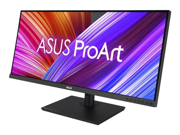 ASUS ProArt PA348CGV - LED-skjerm - 34" - 3440 x 1440 UWQHD @ 120 Hz - IPS - 400 cd/m² - 1000:1 - HDR10 - 2 ms - 2xHDMI, DisplayPort, USB-C - høyttal Sort