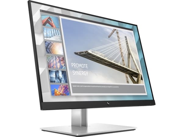 HP E24i G4 WUXGA-skärm - 24-tums 1920x1200 WUXGA 250 nits AG, IPS, DisplayPort/HDMI/VGA, 4x USB 3.0, justerbar höjd/lut/tilt/svivel/svivel, 3 år