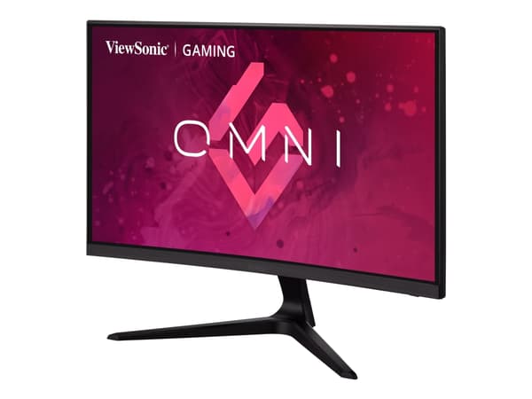 ViewSonic VX2418C - LED-skärm - spel - böjd - 24" (23.6" visbar) - 1920 x 1080 Full HD (1080p) @ 165 Hz - VA - 250 cd/m² - 3000:1 - 1 ms - 2xHDMI, Di Svart