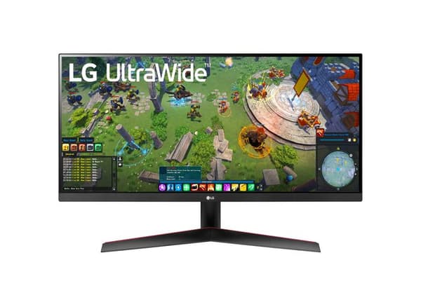 LG 29" svart skärm 29WP60G-B 21:9 UWFHD 1ms 2560x1080 HDMI DisplayPort USB FreeSync HDR 10