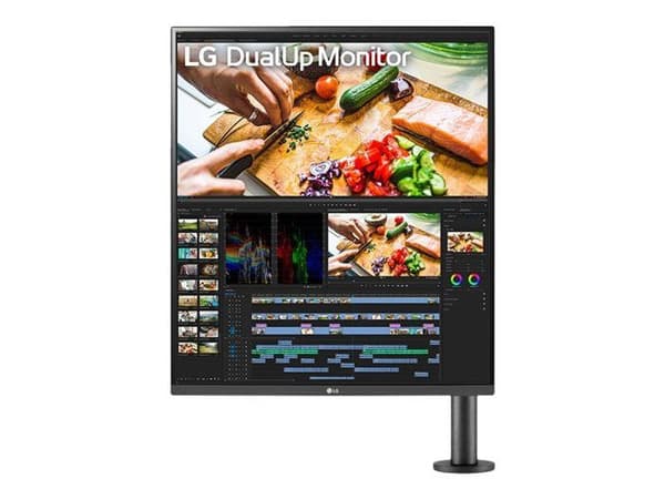 SKÄRM LG 28" Svart 28MQ780-B 16:9 Nano IPS LED QHD 2560x2880 300cd/m2 2xHDMI DP USB-C 2xUSB 3.0 Justerbar ergonomisk fot