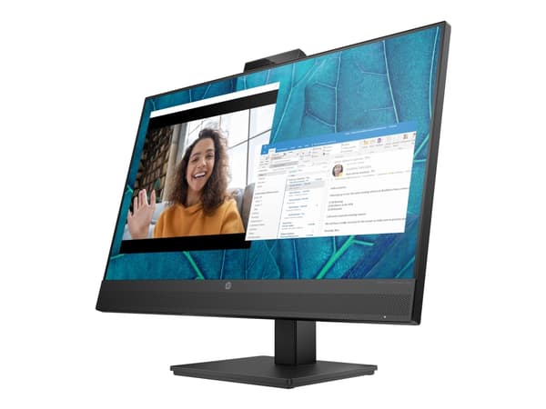 HP M27m Conferencing Monitor - LED-skjerm - 27" - 1920 x 1080 Full HD (1080p) @ 75 Hz - IPS - 300 cd/m² - 1000:1 - 5 ms - HDMI, DisplayPort, USB-C -