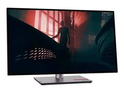 Lenovo ThinkVision P27h-30 - LED-näyttö - 27" - 2560 x 1440 QHD @ 60 Hz - IPS - 350 cd/m² - 1000:1 - 4 ms - HDMI, DisplayPort, USB-C - mattamusta - s