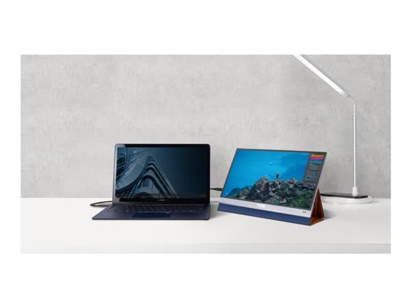 ASUS ZenScreen OLED MQ13AH - OLED-skjerm - 13" (13.3" synlig) - portabel - 1920 x 1080 Full HD (1080p) @ 60 Hz - 400 cd/m² - 100000:1 - HDR10 - 1 ms
