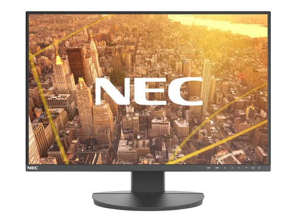 NEC MultiSync EA242WU - LED-skärm - 24" - 1920 x 1200 @ 60 Hz - IPS - 300 cd/m² - 1000:1 - 6 ms - HDMI, DisplayPort, USB-C - högtalare - svart