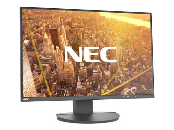 NEC MultiSync EA242WU - LED-skärm - 24" - 1920 x 1200 @ 60 Hz - IPS - 300 cd/m² - 1000:1 - 6 ms - HDMI, DisplayPort, USB-C - högtalare - svart Svart
