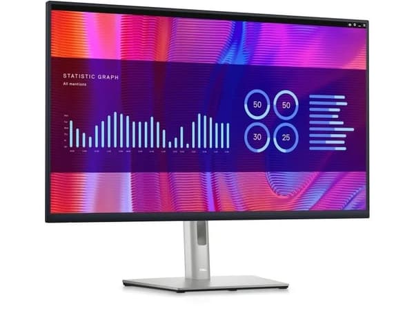 DELL P Series P3223DE, 80 cm (31.5"), 2560 x 1440 pixlar, Quad HD, LCD, 5 ms, Svart
