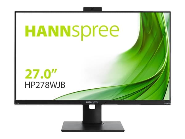 Hannspree HP 278 WJB, 68,6 cm (27"), 1920 x 1080 pikseliä, Full HD, LED, 5 ms, Musta musta