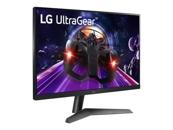 LG UltraGear 24GN60R-B - LED-näyttö - pelaamista varten - 24" (23,8" katseluun) - 1920 x 1080 Full HD (1080p) @ 144 Hz - IPS - 300 cd/m² - 1000:1 - H musta