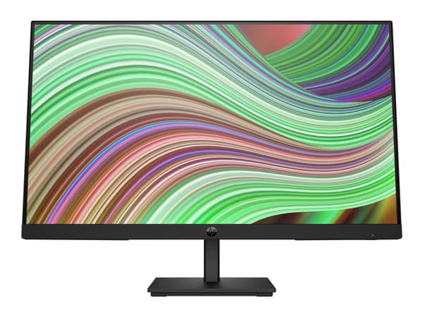 HP P24v G5 - P-Series - LED-skjerm - 23.8" - 1920 x 1080 Full HD (1080p) @ 75 Hz - VA - 250 cd/m² - 3000:1 - 5 ms - HDMI, VGA - svart stativ, svart h