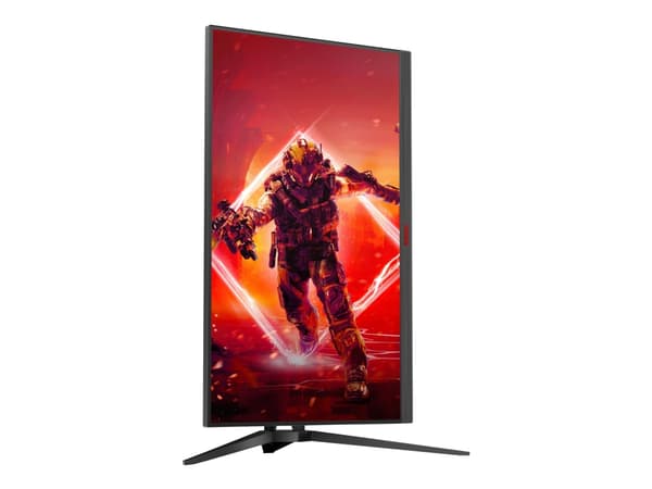 AOC AGON AG275QXN - AG5 Series - LED-skjerm - gaming - 27" - 2560 x 1440 QHD @ 165 Hz - VA - 400 cd/m² - 3000:1 - DisplayHDR 400 - 1 ms - 2xHDMI, 2xD