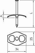 Miniatyrbillede 6 af 6: Nagel-Fix 1996 3,5x70 mm gennemsigtig (2222876)
